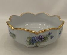 VTG Limoges Signed B. Fritz Floral Design Porcelain Small Bowl picture