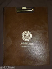VINTAGE BSA BOY SCOUTS BOOK 1969 SUFFOLK COUNTY COUNCIL CLIP BOARD picture