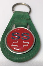Vintage Monte Carlo SS Chevy Chevrolet Auto Car Automotive Leather Keychain Fob picture
