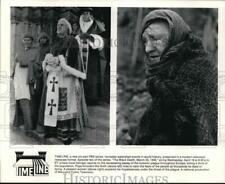 1989 Press Photo Pope Innocent the Sixth & Peasant in 