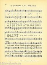 RUTGERS UNIVERSITY Alma Mater Song Sheet c1941 