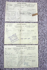 Ditmars McNeil Middleton Deep Brook 2 Sales Receipts 1955 Music Store Service picture