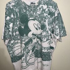 Vintage Jerry Leigh Disney Mickey Mouse Single Stitch Shirt L-XL 90s Super Rare picture
