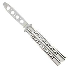  Practice Butterfly Knife Trainer,Full Stainless Steel Unsharpened 100% Safe  picture