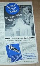 1948 vintage print ad - Climalene Laundry soap detergent Canton Ohio advertising picture
