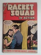 RACKET SQUAD IN ACTION #15 Charlton 1954 Solid Golden Age Crime Book  picture
