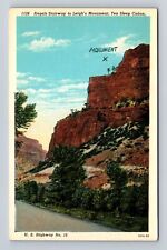 Ten Sleep Canon WY-Wyoming, Leigh's Monument, Angels Stairway Vintage Postcard picture