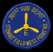 USN USAAF 301st Sub Depot Stewart Field West Point New York Patch CC-1 picture
