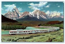c1950's Canadian Pacific Scenic Dome Observation Cars Montreal Canada Postcard picture