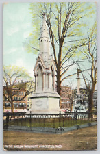 Postcard Timothy Bigelow Monument, Worcester, Mass picture