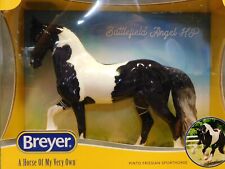 Breyer * Glossy Battlefield Angel Ezra * CCA Friesian Traditional Model Horse picture