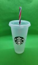 Starbucks 2022 Summer Mystery Color Changing Reusable Cold Cup 24oz Lid & Straw picture