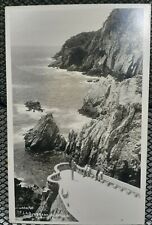 c.1940s La Quebrada Cliffs Tourists Vtg RPPC Acapulco picture
