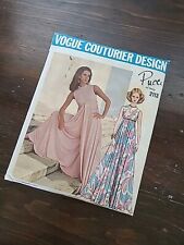 Vtg 60s 70s Vogue Couturier 2113 Pucci Of Italy Empire Waist Pantsuit Dress- B36 picture