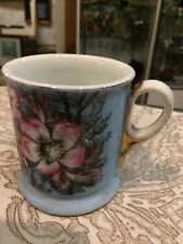 Vintage Antique Shaving Victorian Floral Hand Painted  COFFEE TEA Mug Cup  picture