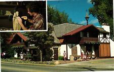 Vintage Postcard- Schnitzelbank Woodcarving Shop, Frankenmuth, MI. picture