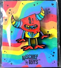 Mischief Toys Snazzy Daddy Gastley Enamel Pin - 385 Piece LE Pride PIN ONLY NEW picture