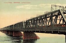 Victoria Bridge Montreal Quebec QC Canada c1910 Postcard picture