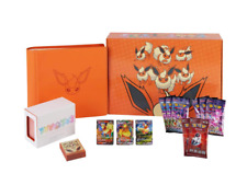 Pokemon TCG S-Chinese 2024 Eevee GX Gift Box Flareon Box Exclusive New & Sealed picture