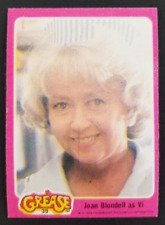 Grease 1976 Joan Blondell as Vi Movie Topps Card #38 (NM) picture