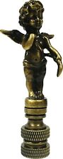 Lamp Finial-CHERUB-Aged Brass Finish, Highly detailed metal casting picture