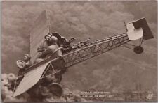 Vintage 1912 French Aviation / Romance Greetings Postcard 