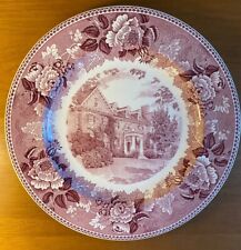 VINTAGE SOUVENIR PLATE COLBY JUNIOR COLLEGE COLBY HALL  WEDGEWOOD  10 1/2