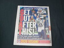 2019 FEBRUARY 4 NEW YORK DAILY NEWS - NEW ENGLAND PATRIOTS WIN SUPER BOWL picture
