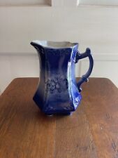 Vtg Royal Crownford England Ironstone Pitcher by Arthur Wood HTF Blue/Flowers picture