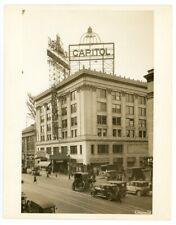 1925 NEW YORK CITY original photo 51ST STREET / BROADWAY Capitol Theatre picture