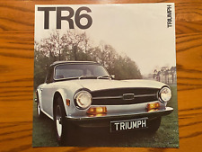 1971 Triumph TR6 Sales Brochure - Foldout 6-Panel - Owner must have Nice Cond. picture