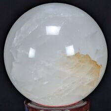Clear Quartz Sphere Cloudy Golden Crystal Large Huge Big Orb Ball picture