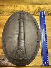 Cape Cod Lighthouse Cast Iron Plaque  11in.X7in.  Antique Vintage picture