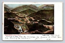 Asheville North Carolina Train R.R. Railroad at 17 Points Postcard c1907 picture