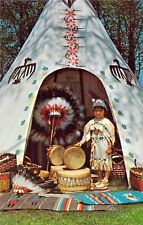 1967 MI Houghton Princess Kawbessaqua White bird Chippewa Tribe postcard M24 picture