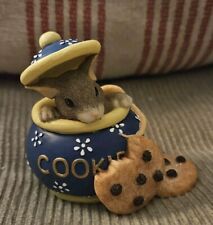 Charming Tails Mouse Figurine Hi Cookie  Fitz & Floyd 89/760 Excellent Condition picture