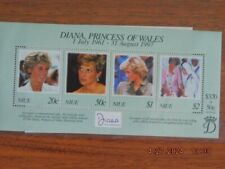 Princess Diana British Commonwealth Block Of 4 Legal Postage Stamps picture