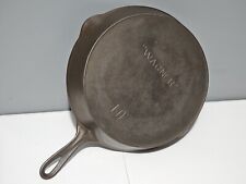 Early WAGNER Straight Logo #10 Cast Iron Skillet picture