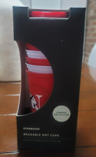 Starbucks RUTGERS University 6-Pack Reusable HOT Cups-Campus Collection BNIB. picture