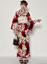 Yukata Set Dress Holy Grail Kimono Nekozakura Tsubaki Kyoto Summer Clothes Japan picture
