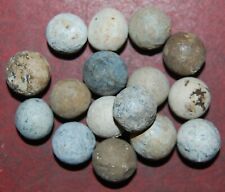 Napoleonic war Old big lead musket ball picture