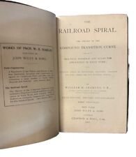 Vintage The Railroad Spiral The Theory Of The Compound Transition Curve 1900 picture