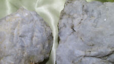 2 Natural SMOKY WHITE MILKY QUARTZ Raw Rock Mineral picture