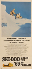 1969 Ski Doo Snow Mobile Print Ad picture