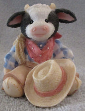 Enesco Mary's Moo Moos “Chip” The Cowboy-2.5”Tall  VGC  picture