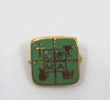 C&MA Cross and Crown Religious Religion Small Collectible Pin Lapel Vintage picture