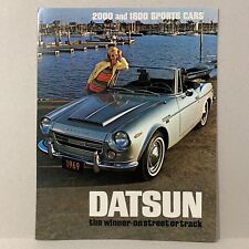 DATSUN 2000 1600 SPORTS CARS / folder brochure 4d USA 1969 / great condition picture