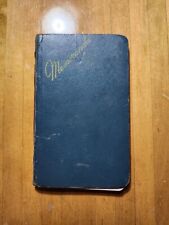US High Rank Officer Military Notebook from 1950 US Naval  Minneapolis Military  picture