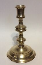 Antique late 17th century brass / copper alloy candlestick, ca. 1690 picture