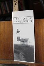 Vintage  Historic Nantucket Massachusetts Travel Brochure Map picture